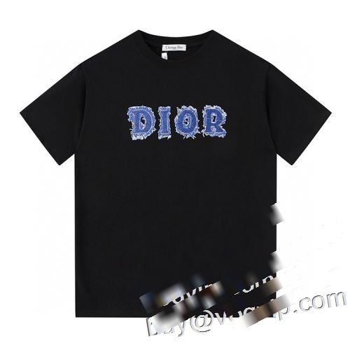 しわになりにくい 半袖Tシャツ 2色可選 2023 大人気アイテム！入手困難 ディオールスーパーコピー DIOR