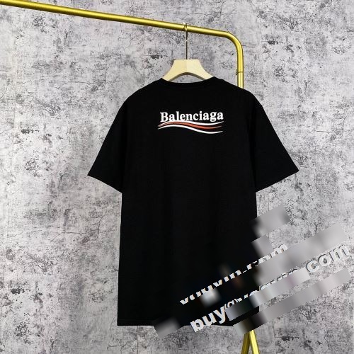  BALENCIAGAコピー 2022 半袖Tシャツ ドライ 多色可選 バレンシアガコピー 柔らかな質感  