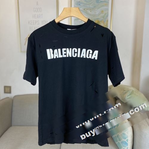  限量販売 吸汗性に優れ 半袖Tシャツ BALENCIAGAコピー 2022 3色可選 バレンシアガコピー  