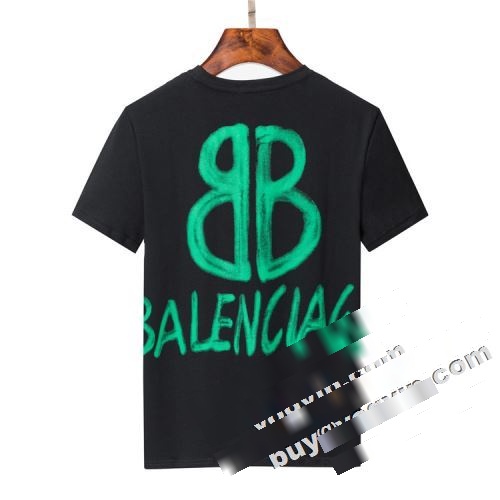  BALENCIAGAコピー 上品な雰囲気  2色可選 半袖Tシャツ 超激得品質保証 バレンシアガコピー 2022 
