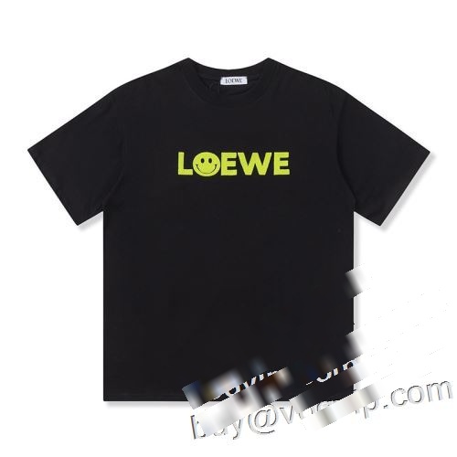 ランキング商品 半袖Tシャツ 2色可選 肌に馴染みやすい ロエベ LOEWE偽物ブランド 2023