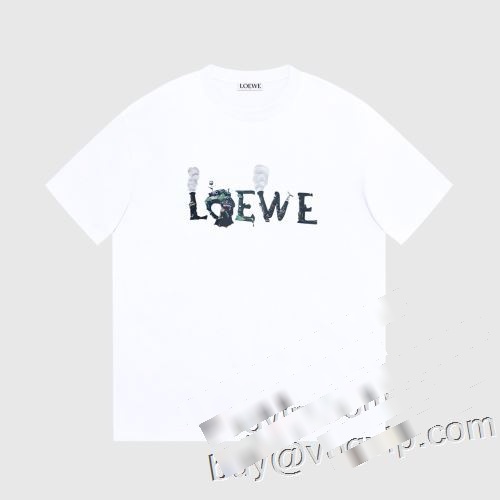 ロエベコピー ブランド LOEWE 【人気ブログ掲載】 2023春夏 半袖Tシャツ 2色可選 優しいフィット感