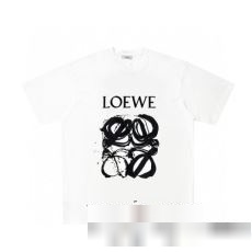 ロエベ LOEWEスーパーコピー 激安通販サイト 2023 しわになりにくい 半袖Tシャツ 2色可選