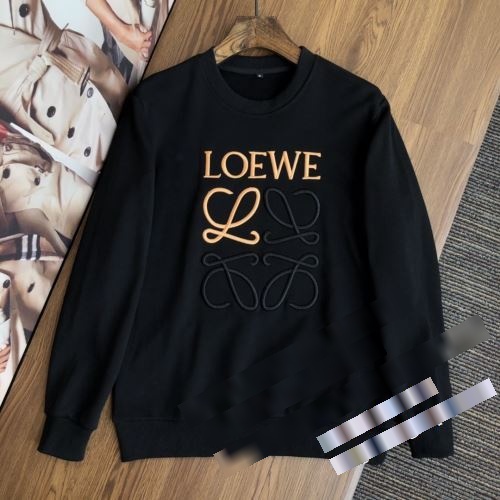 お洒落に魅せる ロエベ LOEWE 2022秋冬 プルオーバーパーカー ロエベブランド コピー 定番無地パーカー