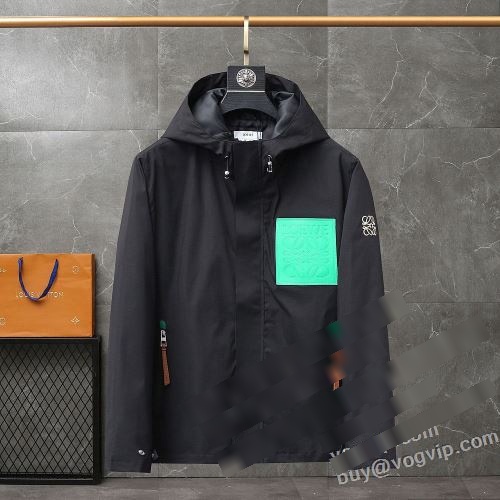 着心地抜群 2023秋冬季超人気 ロエベ LOEWE コピー ブランド 消臭抗菌効果がある ブルゾン 2色可選