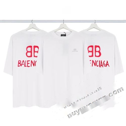  薄手 2022  バレンシアガコピー 2色可選 半袖Tシャツ BALENCIAGAコピー 肌触りのいい 