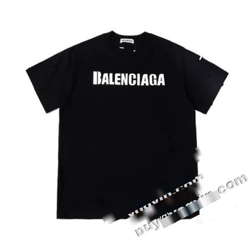  落ち着いた質感 2022 3色可選  半袖Tシャツ BALENCIAGAコピー バレンシアガコピー 着回し度抜群  