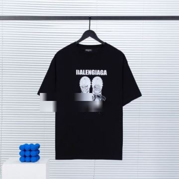柔らかな質感 2色可選 BALENCIAGAコピー バレンシアガコピー 2022 半袖Tシャツ 大注目  