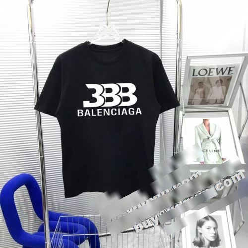  2022 頑丈な素材  バレンシアガコピー 半袖Tシャツ 3色可選 BALENCIAGAコピー 大人のセンスを感じさせる