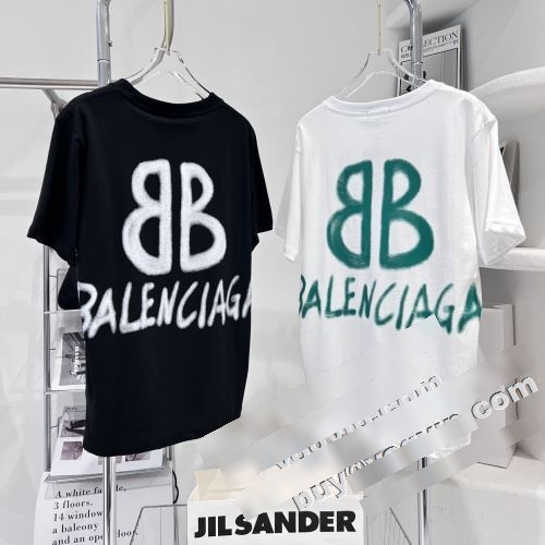  おしゃれに絶大な人気の 高品質 BALENCIAGAコピー 2色可選 バレンシアガコピー 2022 半袖Tシャツ 