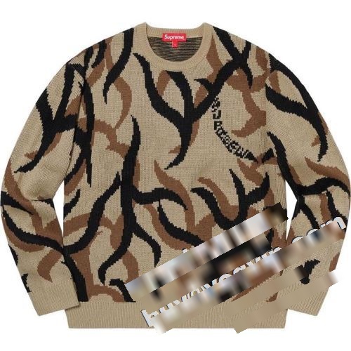 ムダな装飾を排したデザイン SUPREMEコピー 3色可選 2022 パーカー シュプリーム コピー supreme Tribal Camo Sweater