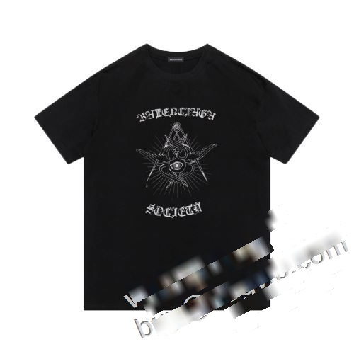 人気専門店 BALENCIAGAブランドコピー半袖Tシャツ激安大特価2023 定番人気バレンシアガコピー