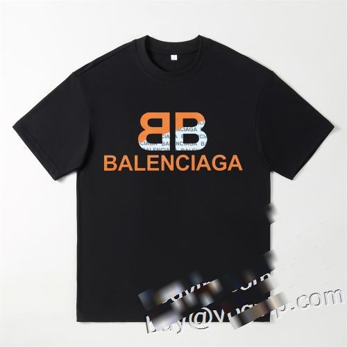 2023春夏 おしゃれに絶大な人気 バレンシアガ BALENCIAGA偽物ブランド 半袖Tシャツ 2色可選