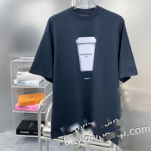 TOPセラー賞受賞！ 2023春夏 バレンシアガ BALENCIAGA スーパーコピー お洒落に魅せる 半袖Tシャツ 専門店 2色可選