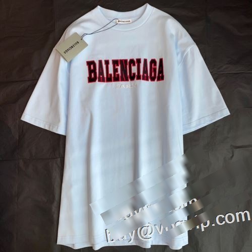 2023年モデル入荷 バレンシアガコピー 一番人気の新作はこれ BALENCIAGA 半袖Tシャツ 体の運動機能を助け