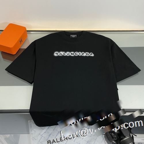 限定セール新品 バレンシアガ BALENCIAGA 半袖Tシャツ クールビズ スーパーコピー 柔らかな質感 3色可選