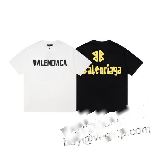 2023春夏 新作入荷新作登場 バレンシアガ BALENCIAGA 半袖Tシャツ 2色可選 ブランド 偽物 通販