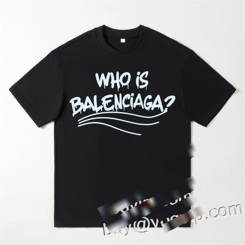 売れ筋のいい 2023春夏 バレンシアガ BALENCIAGA 半袖Tシャツ 2色可選 コピーブランド 予約販売商品