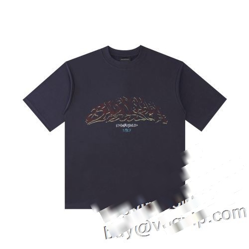 2023春夏 圧倒的な高級感 バレンシアガ BALENCIAGA 半袖Tシャツ スーパーコピー 使い勝手抜群