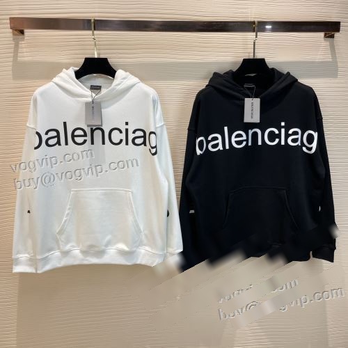 バレンシアガ BALENCIAGA 2023店舗で人気満点 パーカー 2色可選 ブランドスーパーコピー 洗練を十分に演出する