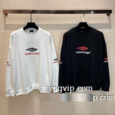 争奪戦必至 バレンシアガ BALENCIAGAブランド 偽物 通販 2023秋冬季超人気 柔らかい着心地で プルオーバーパーカー 2色可選