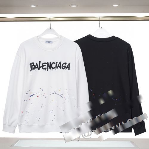 2023最新入荷 バレンシアガ BALENCIAGA 高級感演出 スーパーコピーサイト スタイリッシュなデザイン  プルオーバーパーカー 2色可選