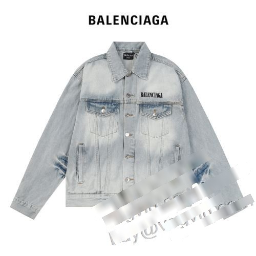 2023新作品 注目のアイテム バレンシアガ BALENCIAGAブランド 偽物 通販 秋冬を彩る一着 デニムジャケット