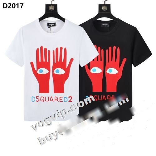  おすすめ/オススメ 愛らしさ抜群！ DSQUARED2コピー 半袖Tシャツ ディースクエアードコピー 2022 2色可選     