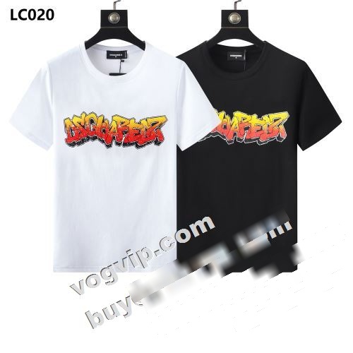  超目玉 2022 半袖Tシャツ 2色可選 海外セレブ定番愛用 ディースクエアードコピー DSQUARED2コピー     