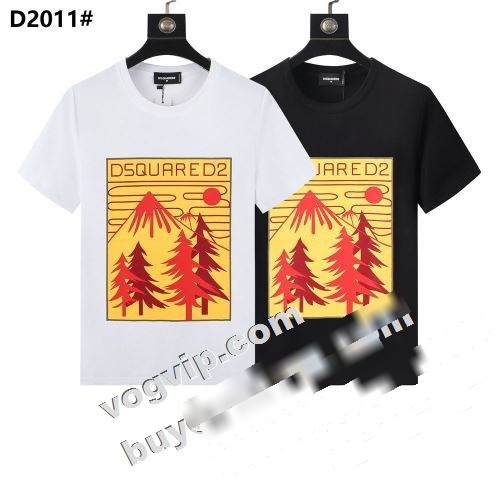  大絶賛！ 半袖Tシャツ ディースクエアードコピー デザイン性の高い 2022 2色可選  DSQUARED2コピー     