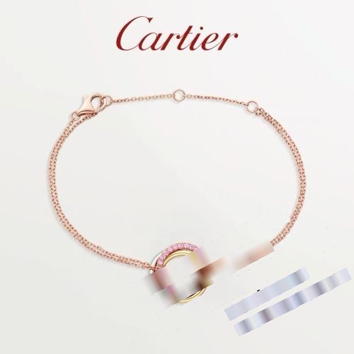 落ち着いた質感 2022 CARTIER カルティエ 3連リング ブレスレット CARTIER偽物ブランド