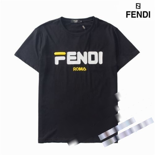 2022 半袖Tシャツ フェンディ FENDIブランド 偽物 通販 大人の個性を 適度な厚みが着崩れを防ぎ、長く着られる安心感もマル 2色可選