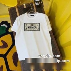 日本未入荷モデル 2022 フェンディ FENDI 半袖Tシャツ フェンディコピー 2色可選 使い勝手抜群