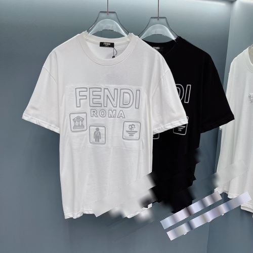 2022 フェンディ FENDI セレブ愛用の超人気商品 半袖Tシャツ 2色可選 フェンディコピー ブランド 吸汗速乾