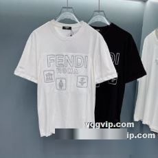 2022 フェンディ FENDI セレブ愛用の超人気商品 半袖Tシャツ 2色可選 フェンディコピー ブランド 吸汗速乾