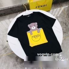 高級感漂わせる ブランド コピー 2022 フェンディ FENDI 着回し度抜群 半袖Tシャツ
