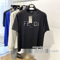 2022 フェンディ FENDI 完成度の高い逸品 スーパーコピー 激安 半袖Tシャツ カッコいい印象を付ける