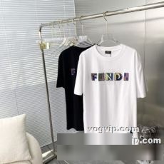 定番のアイテム 2022 フェンディ FENDI 半袖Tシャツ ブランド 偽物 通販 2色可選 デザイン性の高い