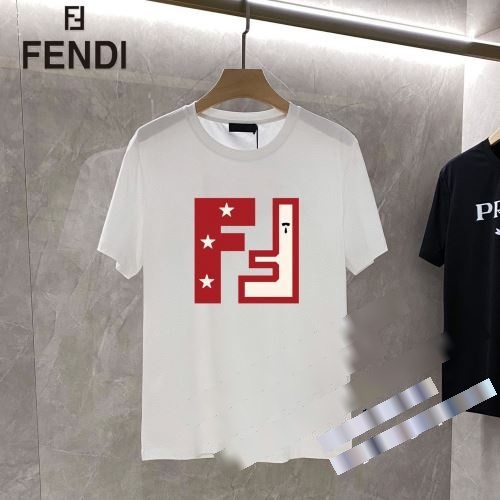 2022 争奪戦必至 コピー フェンディ FENDI 半袖Tシャツ 2色可選 吸水性?通気性 春夏秋冬対応