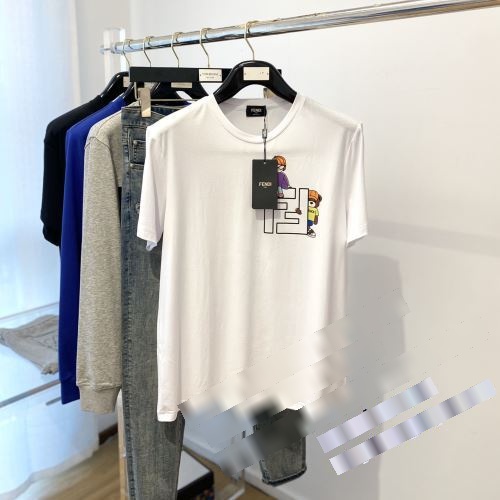 2022 フェンディ FENDI 半袖Tシャツ 抜群な楽チン感ある大定番 4色可選 フェンディスーパーコピー 自然な肌触り