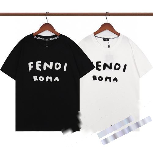 海外セレブ定番愛用 2022 FENDIコピー 半袖Tシャツ 2色可選 優しいフィット感 乾きやすい