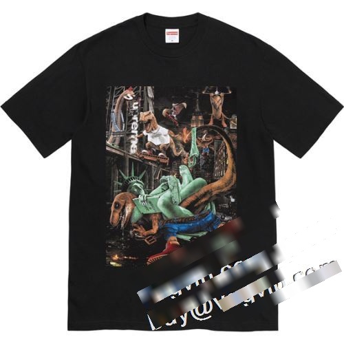 これからの季節に大活躍間違いなし☆★ シュプリームブランドスーパーコピー 2023 半袖Tシャツ Supreme 23SS T-REX TEE 【激安】 2色可選