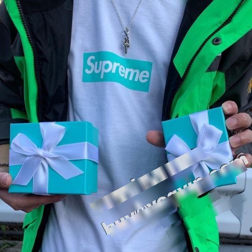 半袖Tシャツ 強い魅力を感じる一枚  シュプリーム コピー SUPREMEコピー 2022  Supreme x Tiffany 21FW  半袖Tシャツ