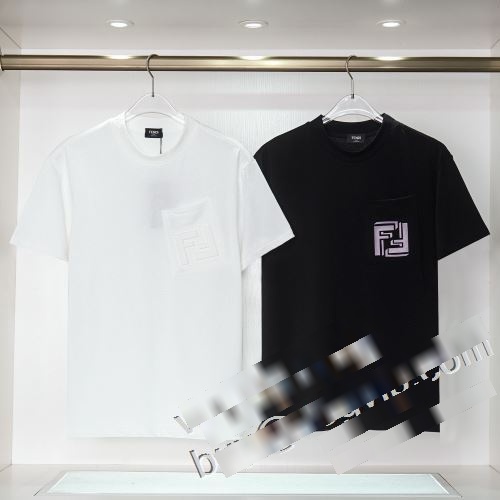 超人気な専門店フェンディコピー 新作入荷2023 FENDIブランド コピー半袖Tシャツ2色可選大人気なレットショップ