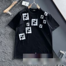 激安大特価新作 フェンディ FENDI 2023 ラックスした雰囲気 ブランドコピー代引き専門店 半袖Tシャツ 2色可選