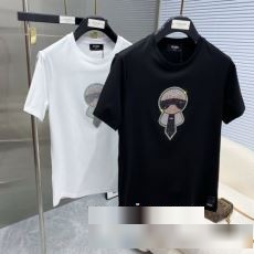 コピー商品 特別人気感謝SALE 半袖Tシャツ フェンディ FENDI 2023 2色可選 使い勝手抜群