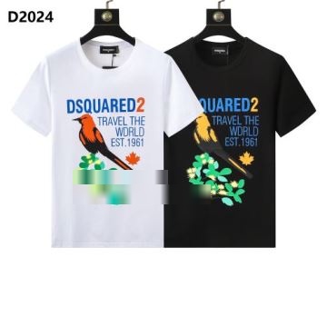 個性的なデザイン 半袖Tシャツ 2022 使い勝手抜群 ディースクエアードコピー  2色可選  DSQUARED2コピー  