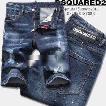 海外セレブ定番愛用 ショートパンツ DSQUARED2コピー 着回しOK デ2022 ディースクエアードコピー ニムパンツ 
