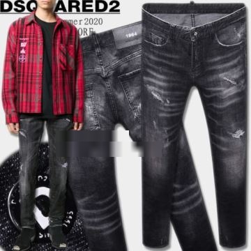 ジーンズ DSQUARED2コピー 2022 テーパードジーンズ ファション性の高い ディースクエアードコピー   