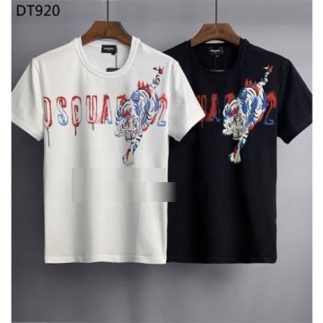 2022 2色可選 DSQUARED2コピー 個性派 着回し度抜群 半袖Tシャツ ディースクエアードコピー 